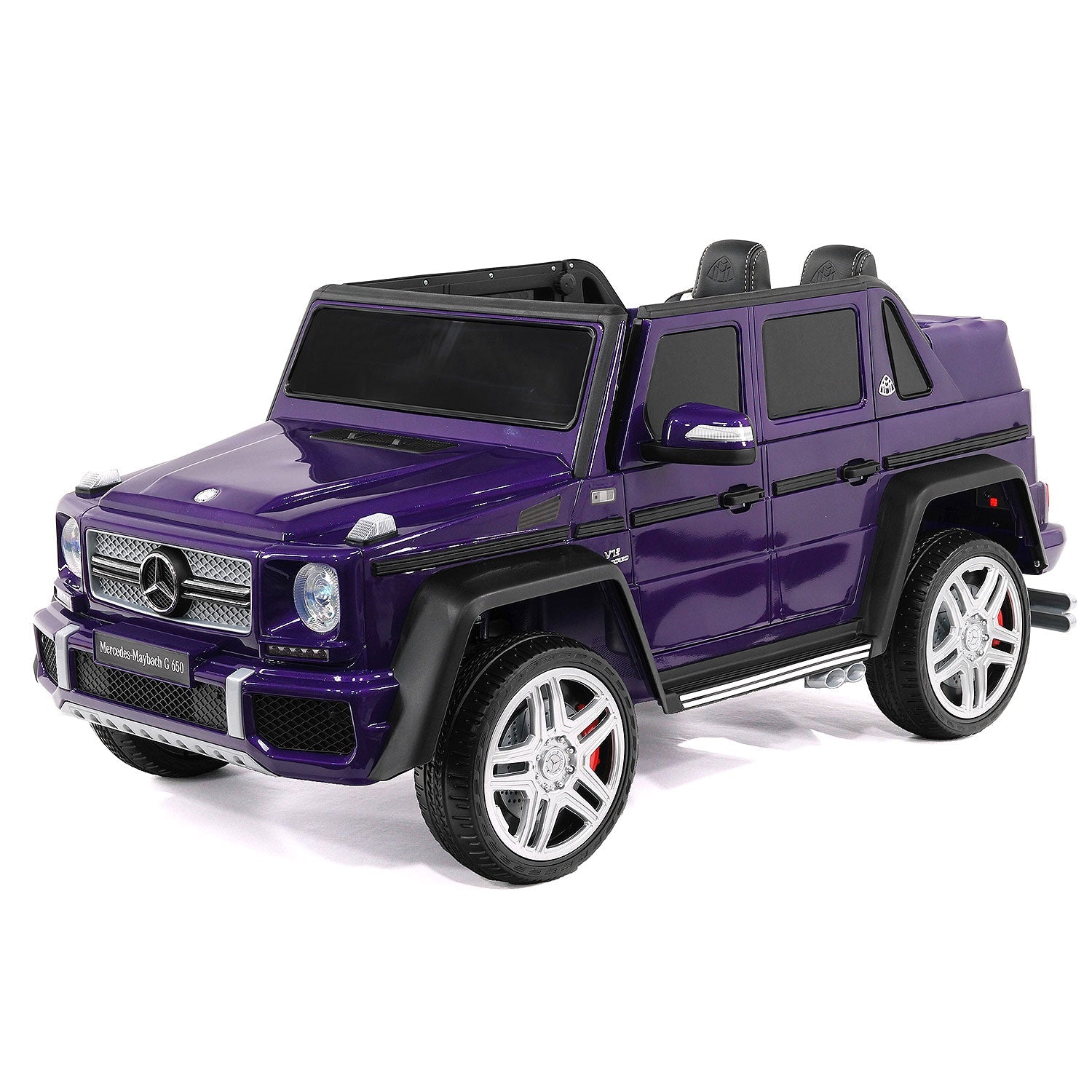 Mercedes Maybach G650 12v Kids Ride-on Car With Parental Remote | Purple