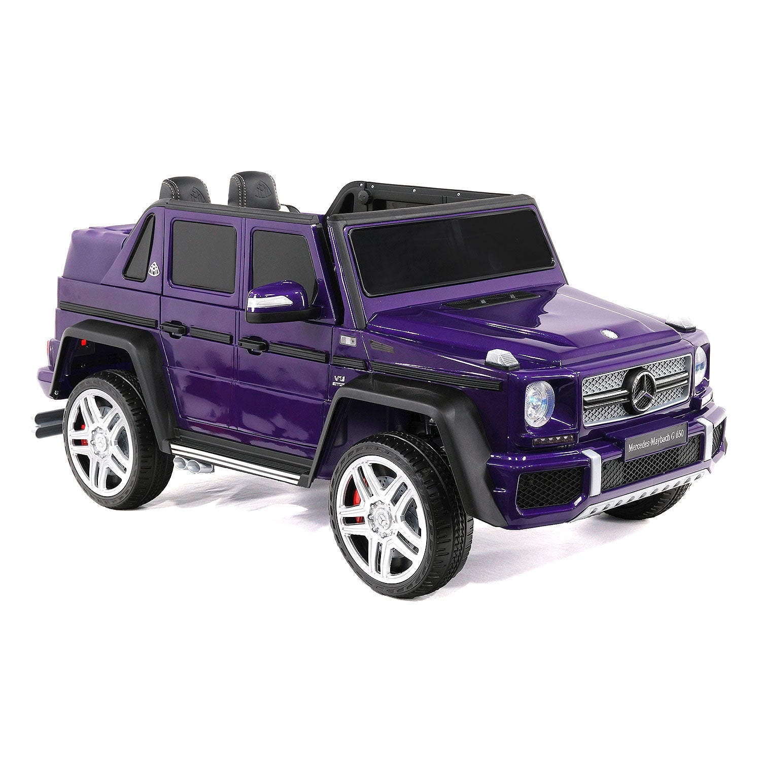 Mercedes Maybach G650 12v Kids Ride-on Car With Parental Remote | Purple