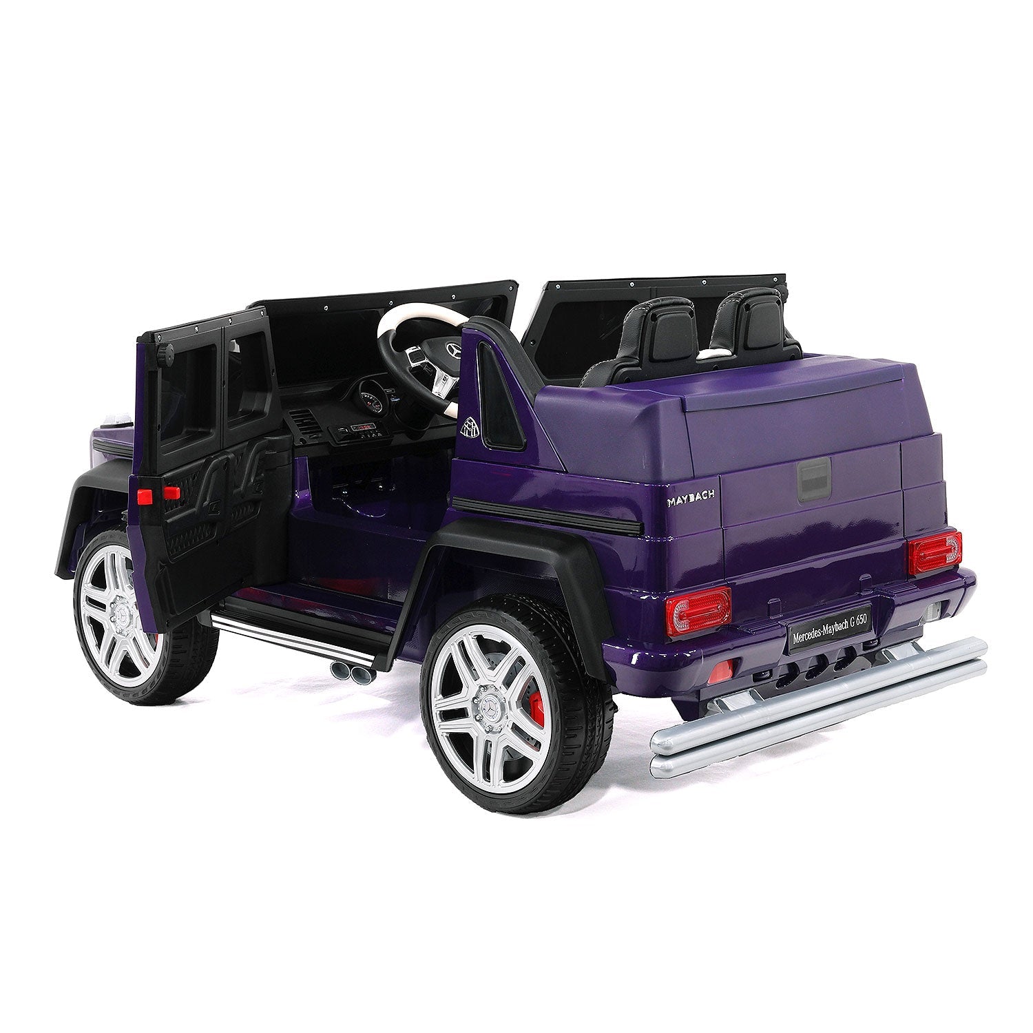 Mercedes Maybach G650 12v Kids Ride-on Car With Parental Remote | Purple