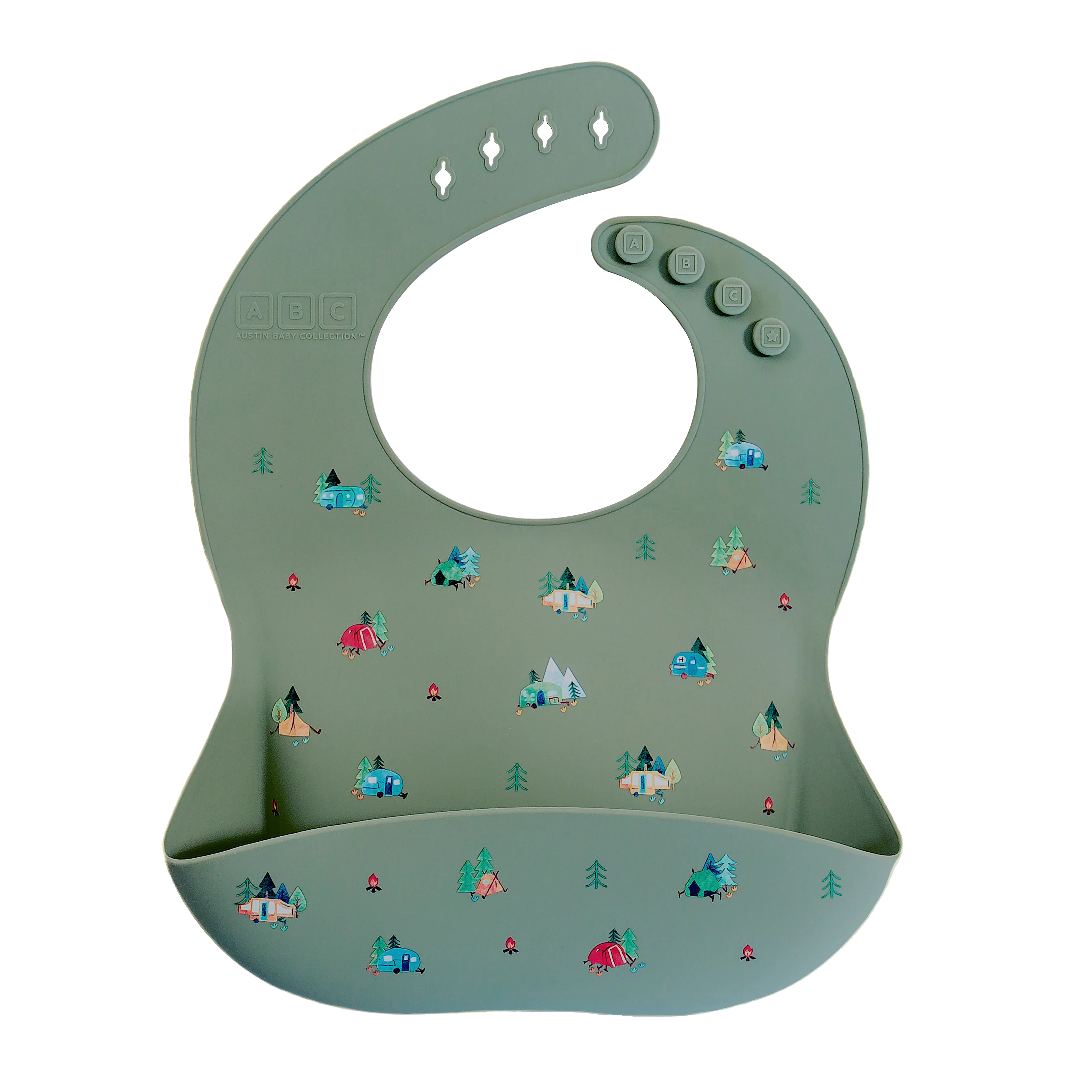 Silicone Mealtime Bundle Camper Sage Green