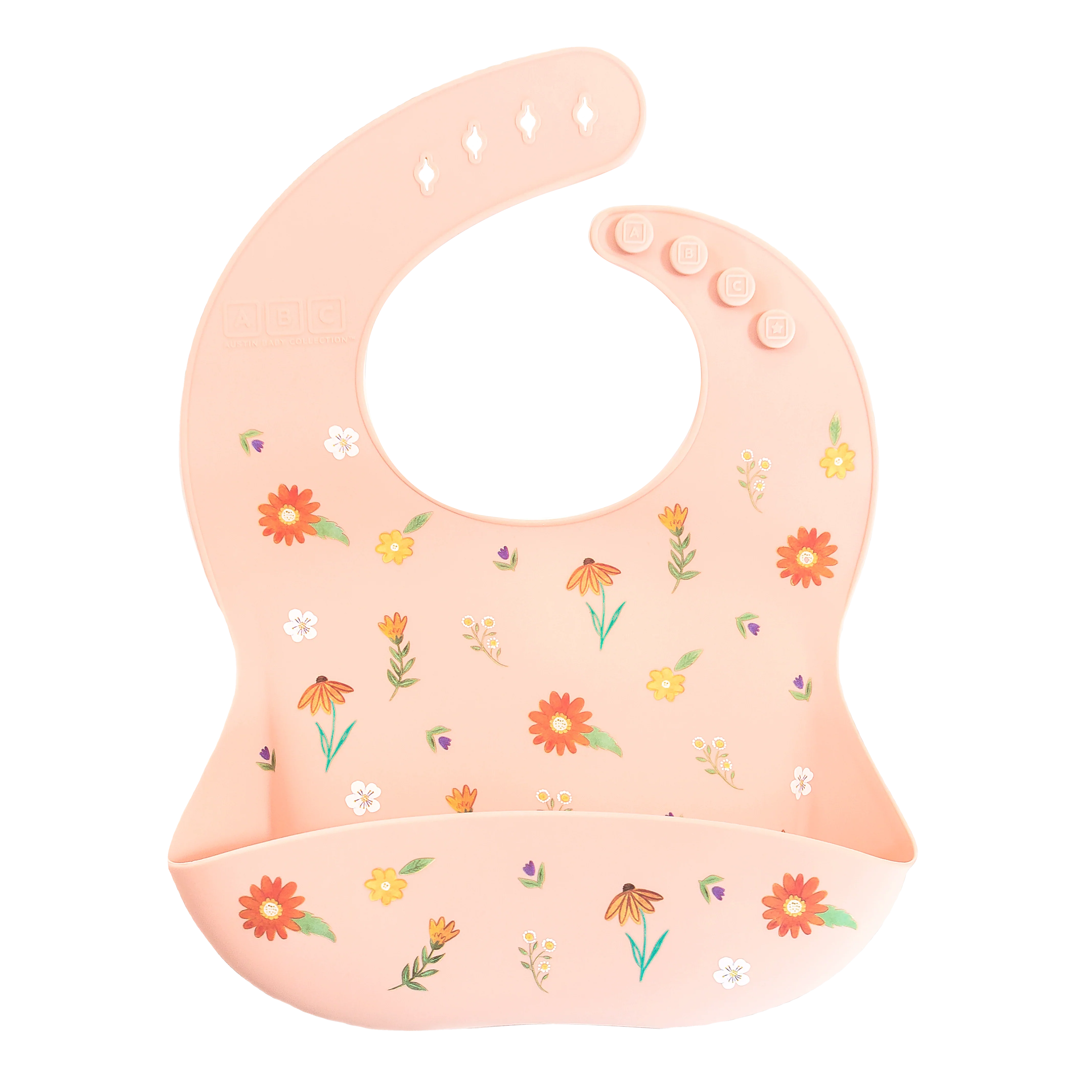 Silicone Mealtime Bundle Wildflower Ripe Peach