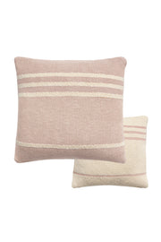 Knitted Cushion Duetto Vintage Nude - Natural