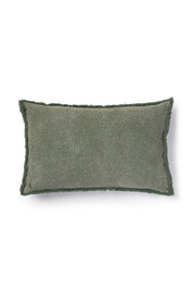 Stonewashed Rectangular Cushion Duck Green