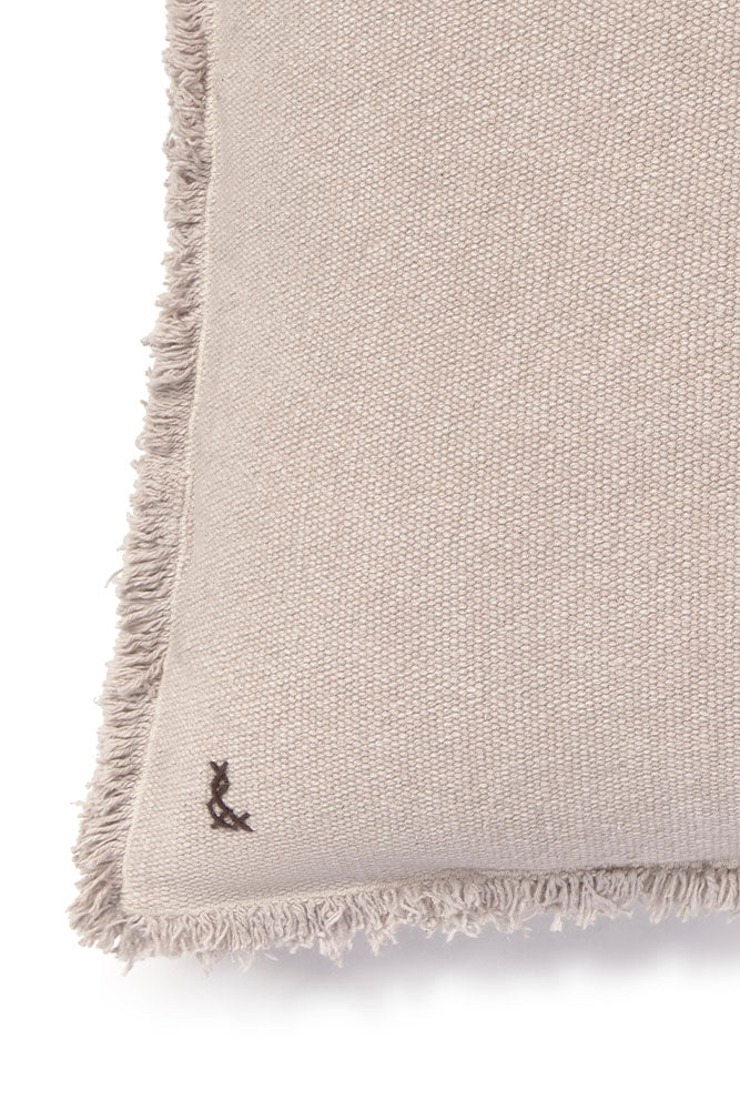 Stonewashed Rectangular Cushion New Grey