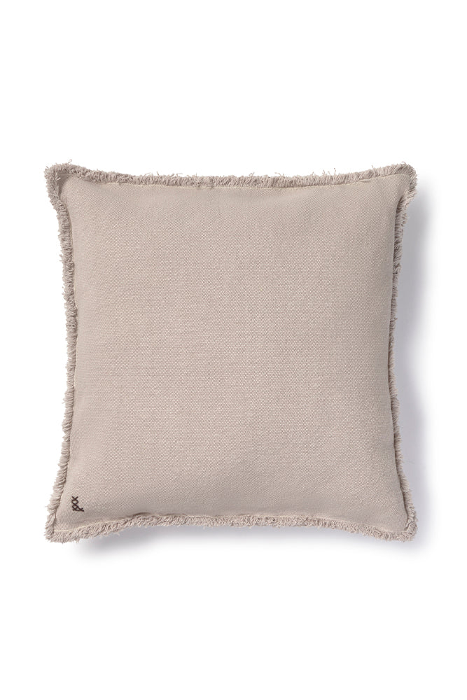 Stonewashed Square Cushion New Grey
