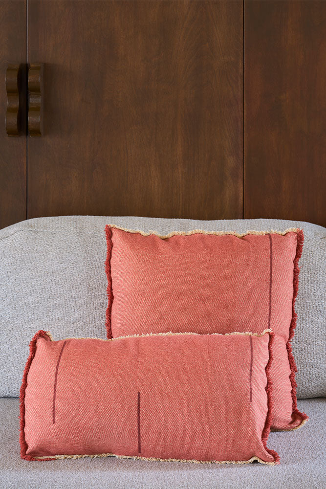 RECTANGULAR CUSHION VERTICAL NEW TERRACOTA