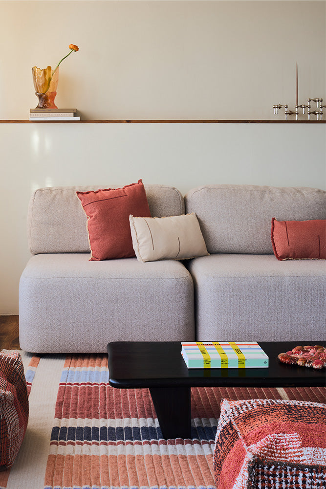 RECTANGULAR CUSHION VERTICAL NEW TERRACOTA