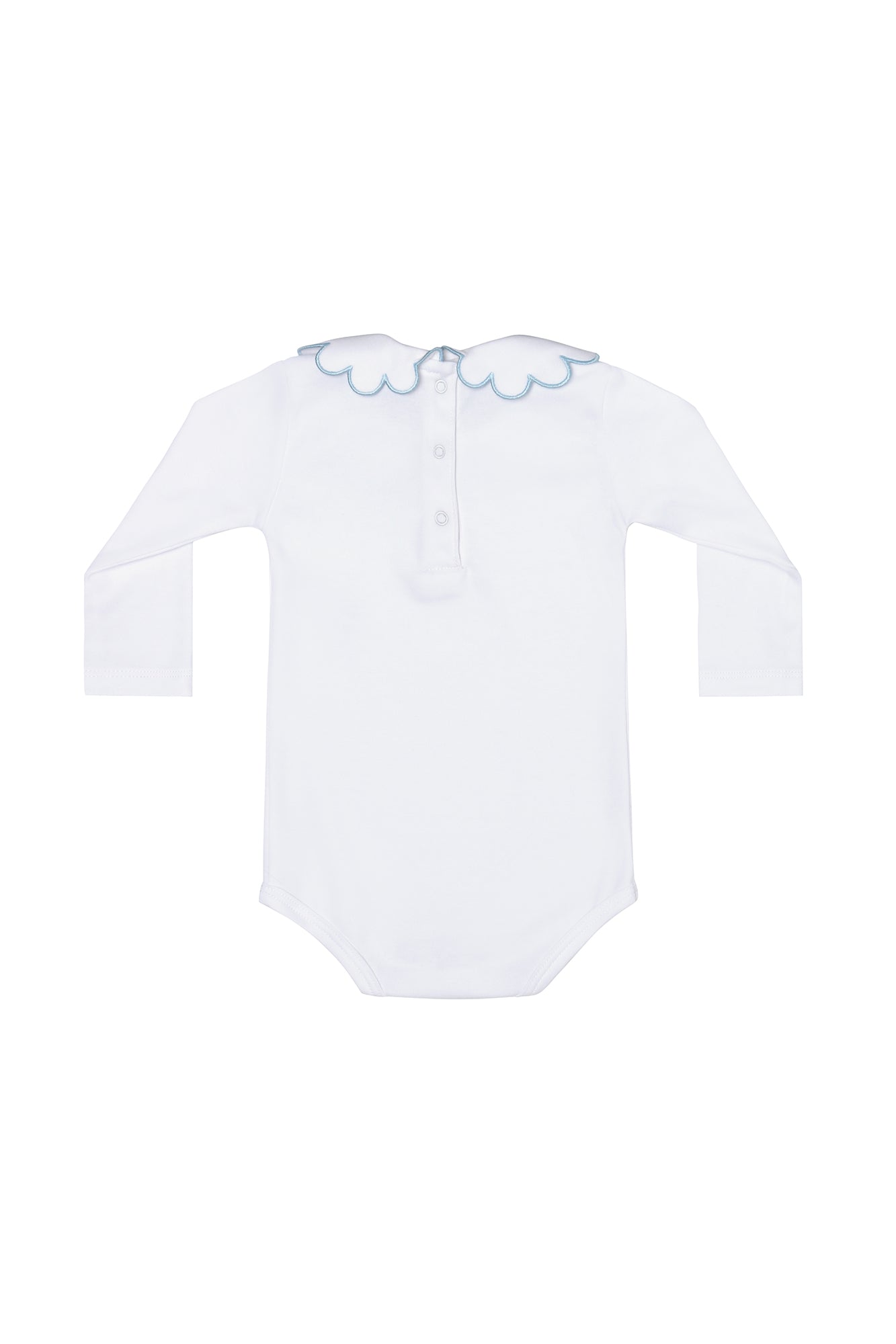 Nella Scallops Long Sleeve Onesie