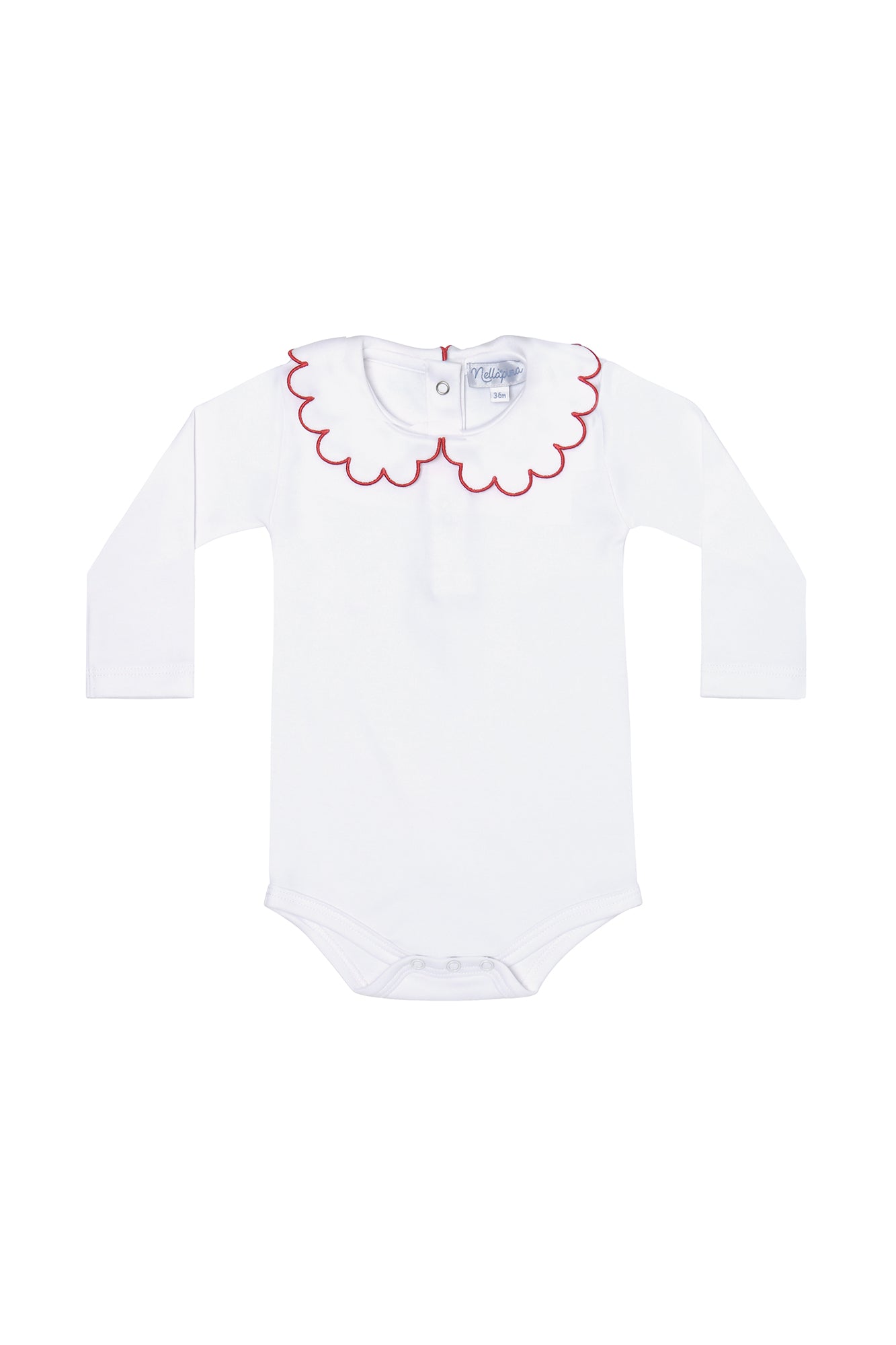 Nella Scallops Long Sleeve Onesie