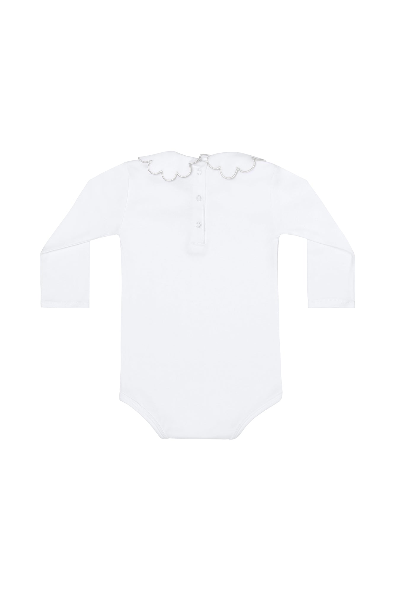 Nella Scallops Long Sleeve Onesie