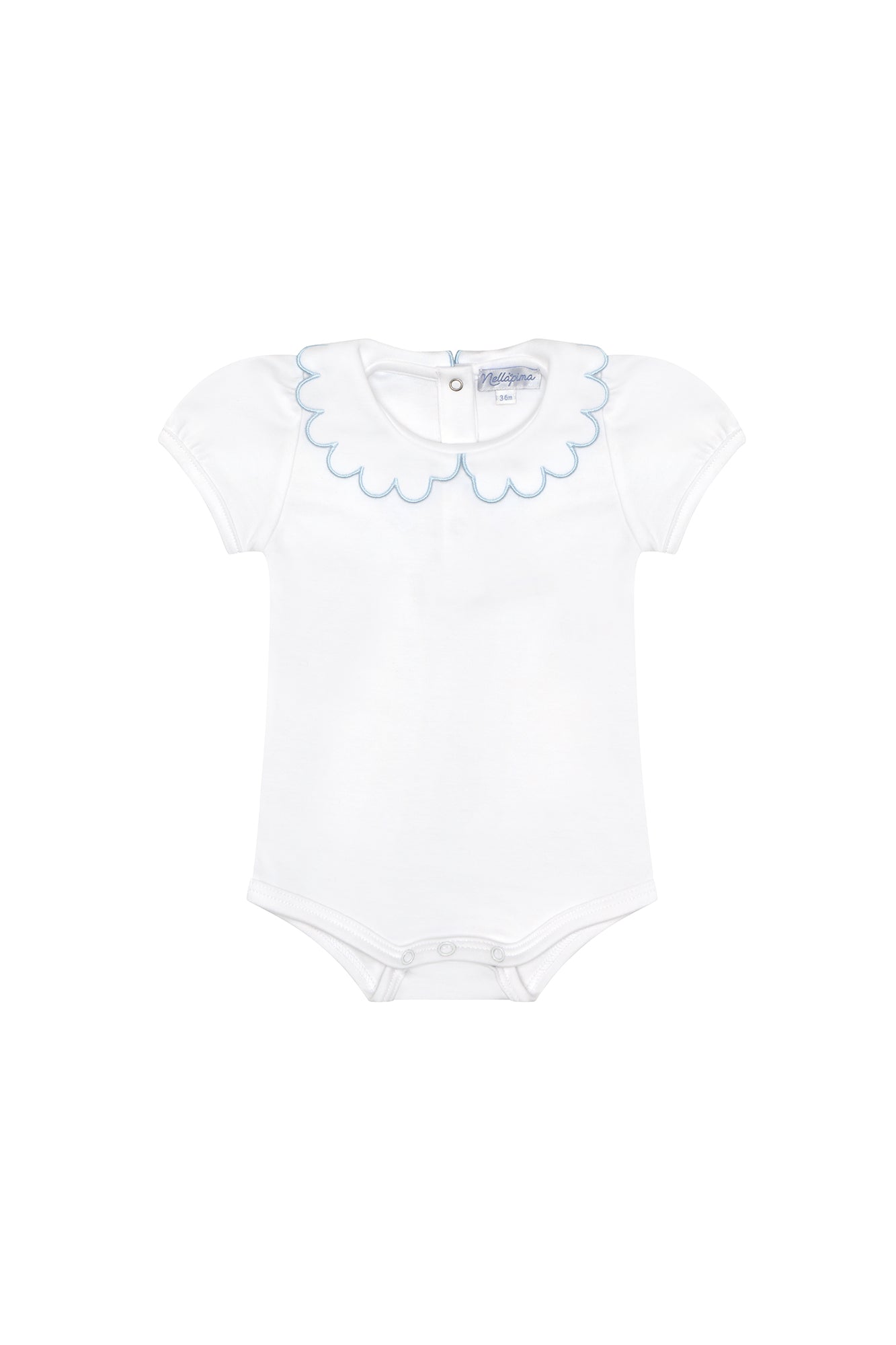 Nella Scallops Short Sleeve Onesie