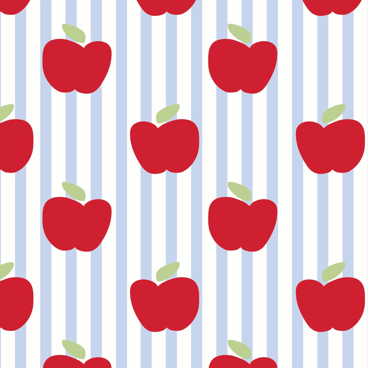 Jack Boys' Pajama Pant Set - Schoolhouse Apples Blue