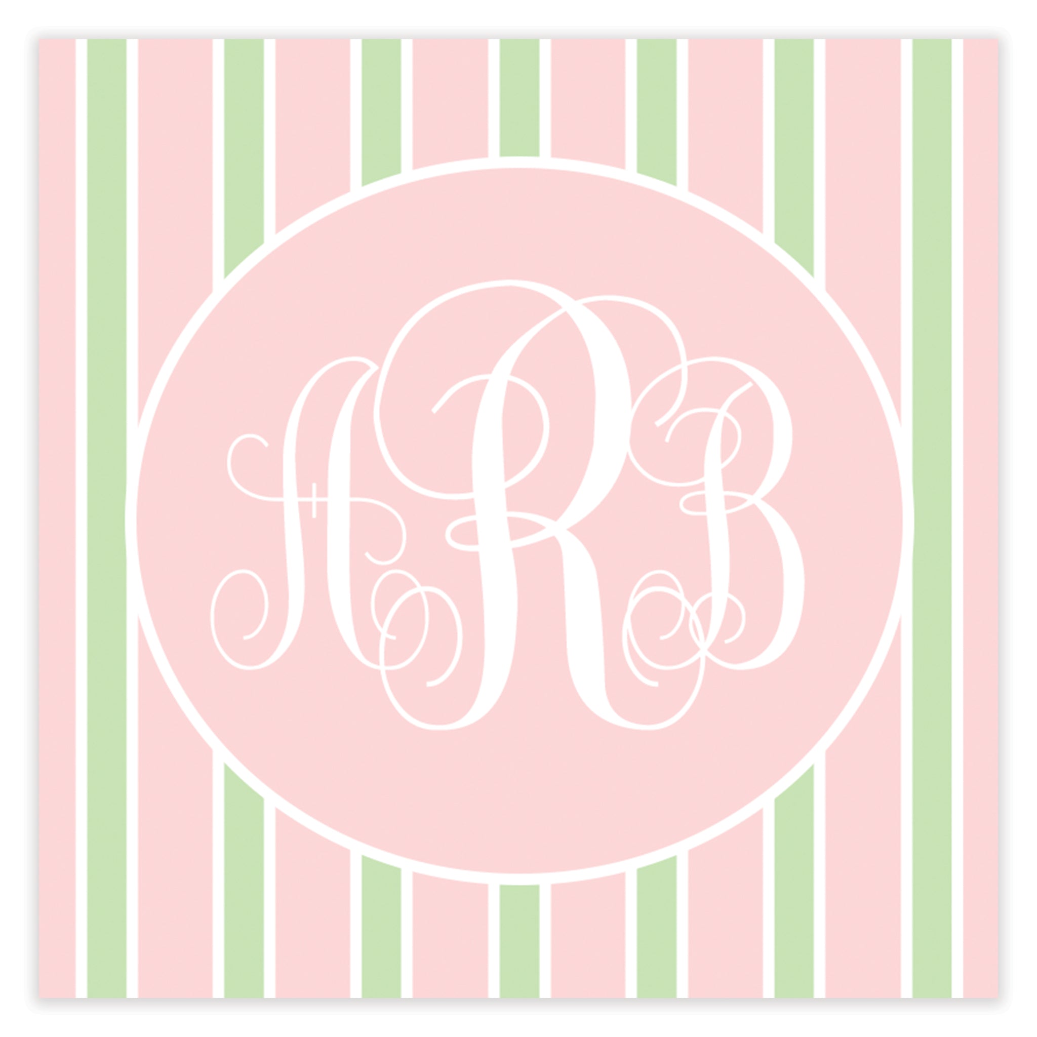 Cabana Monogram Enclosure Card