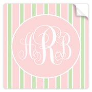 Cabana Monogram Stickers