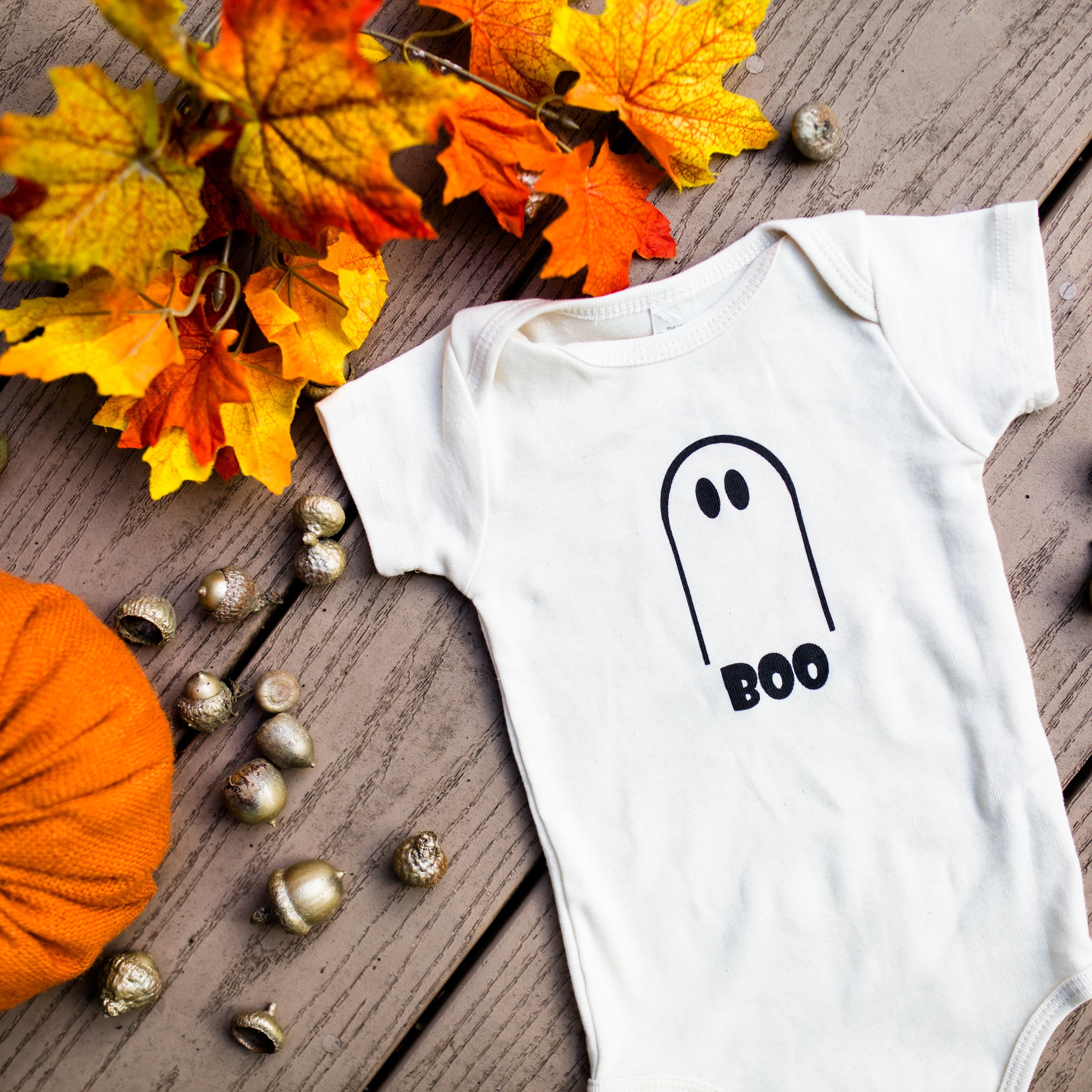 Boo Short-sleeve Romper