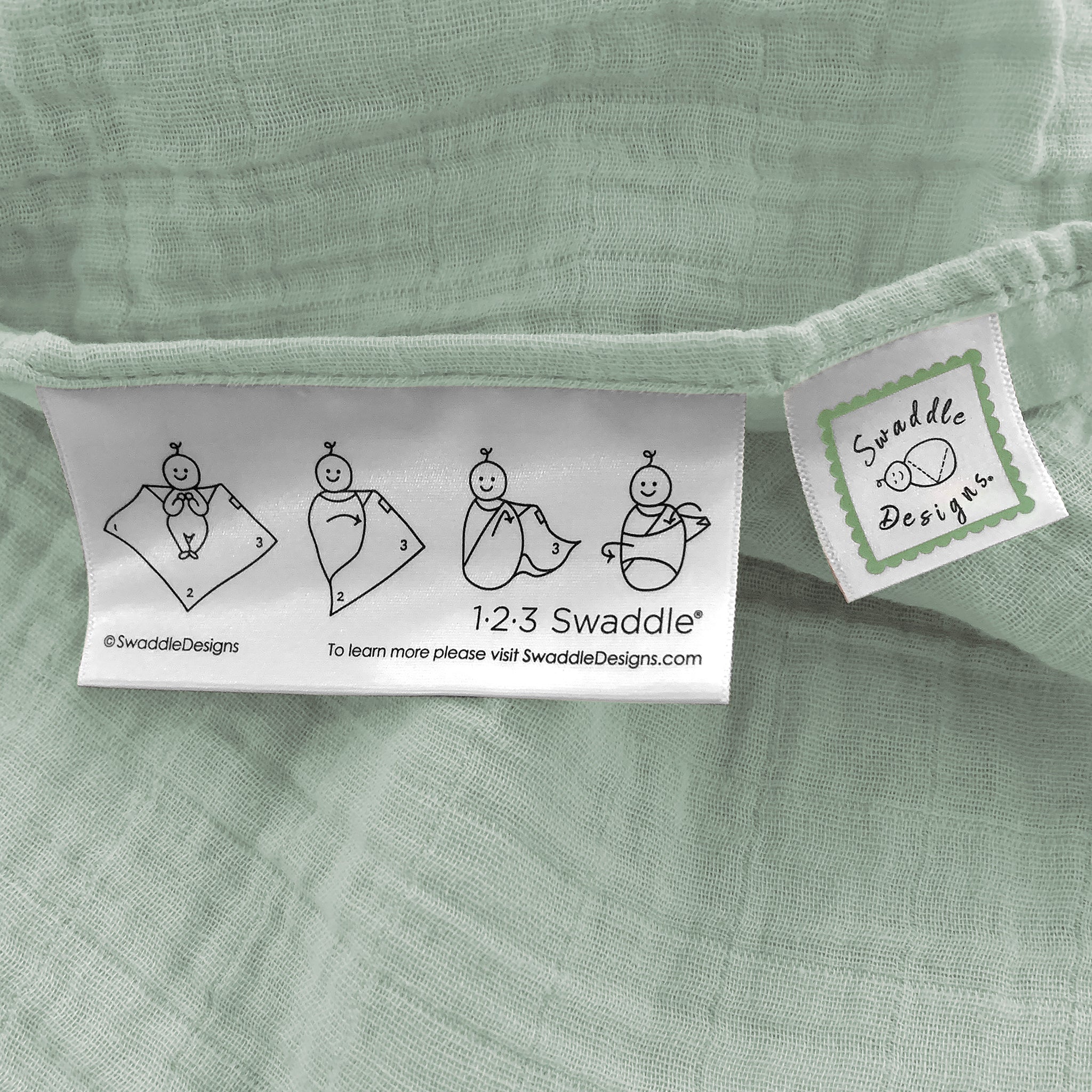 Muslin Swaddle Single - Jadeite