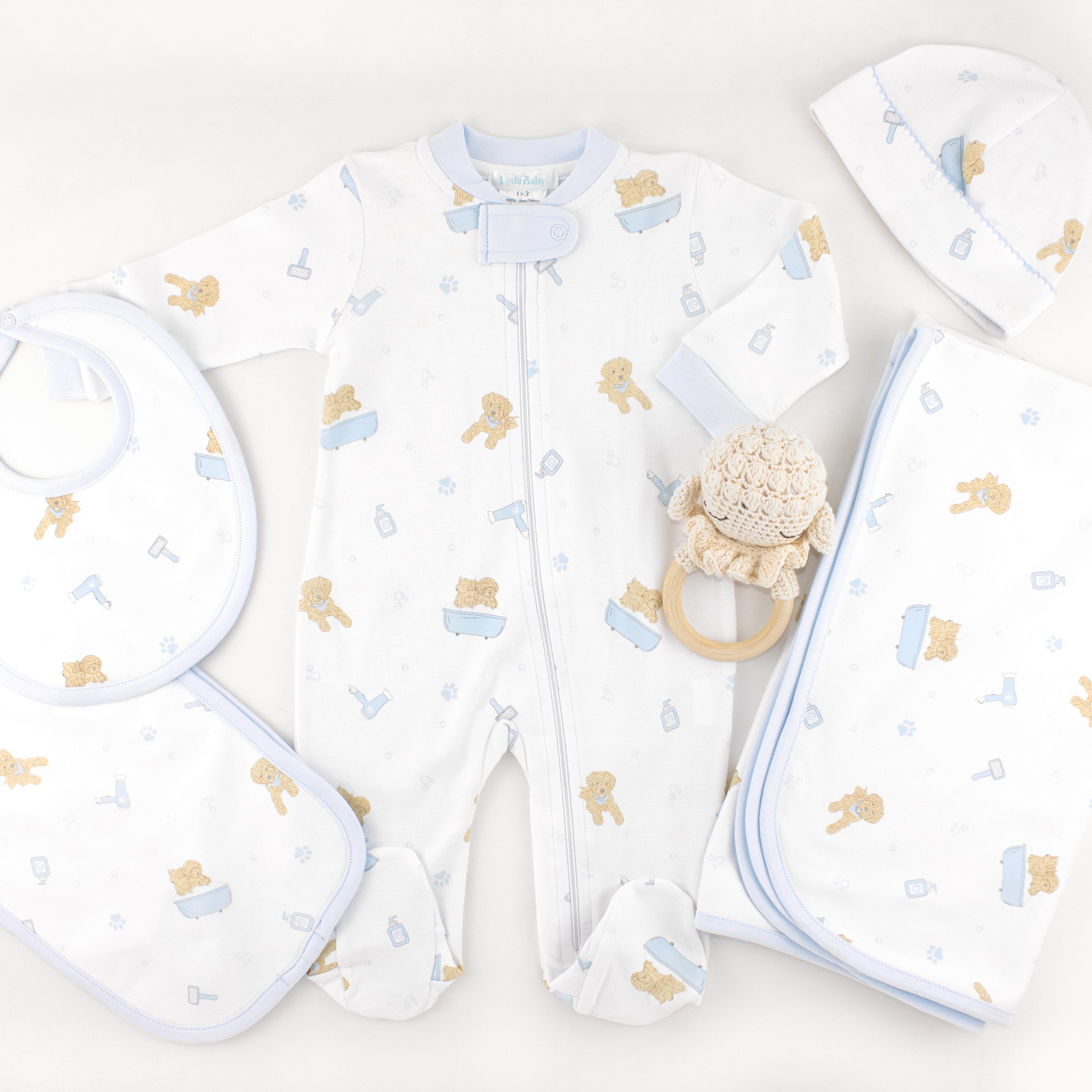 Pet Spa Printed Set 5 Pieces | Baby Boy