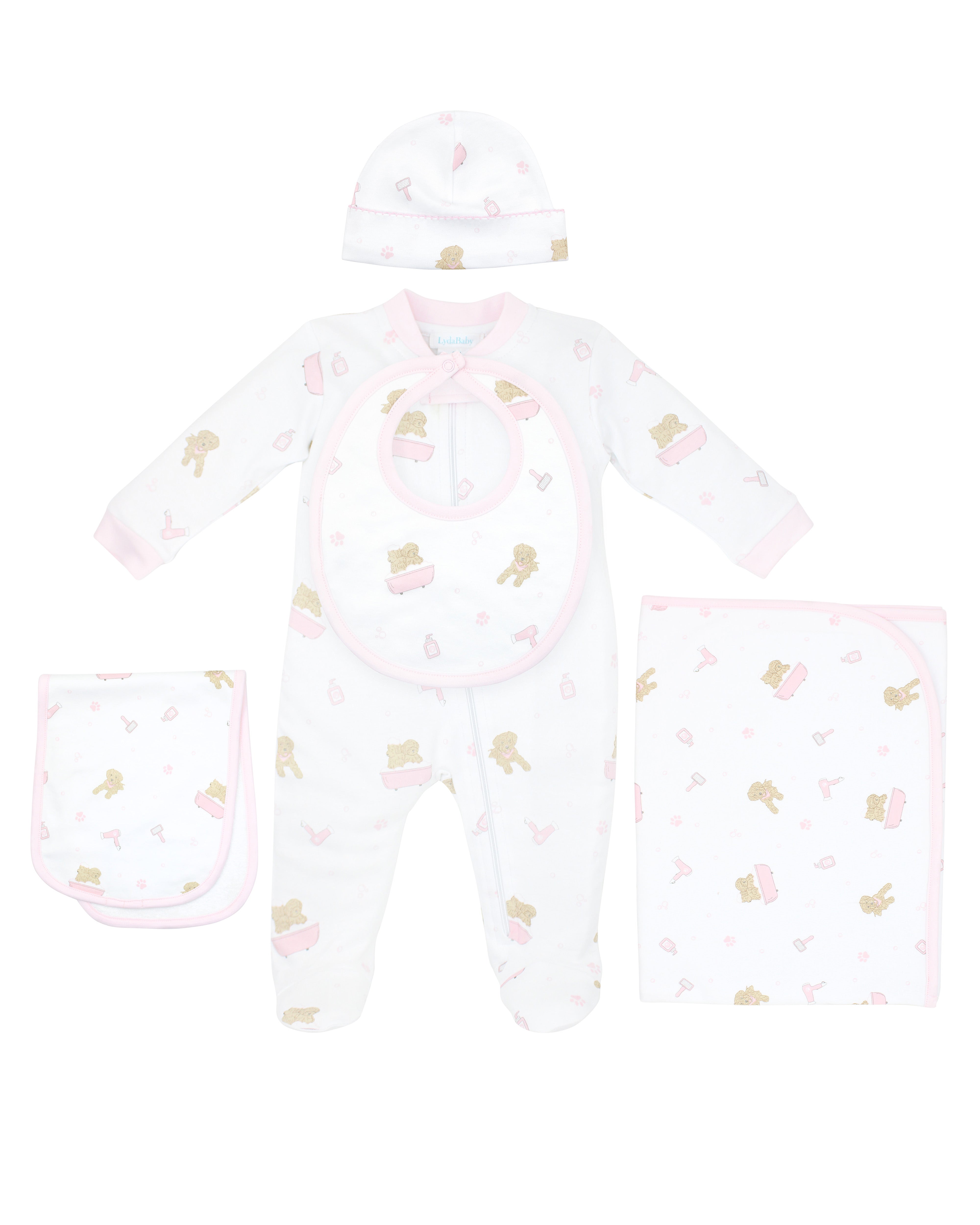 Pet Spa Printed Set 5 Pieces | Baby Girl
