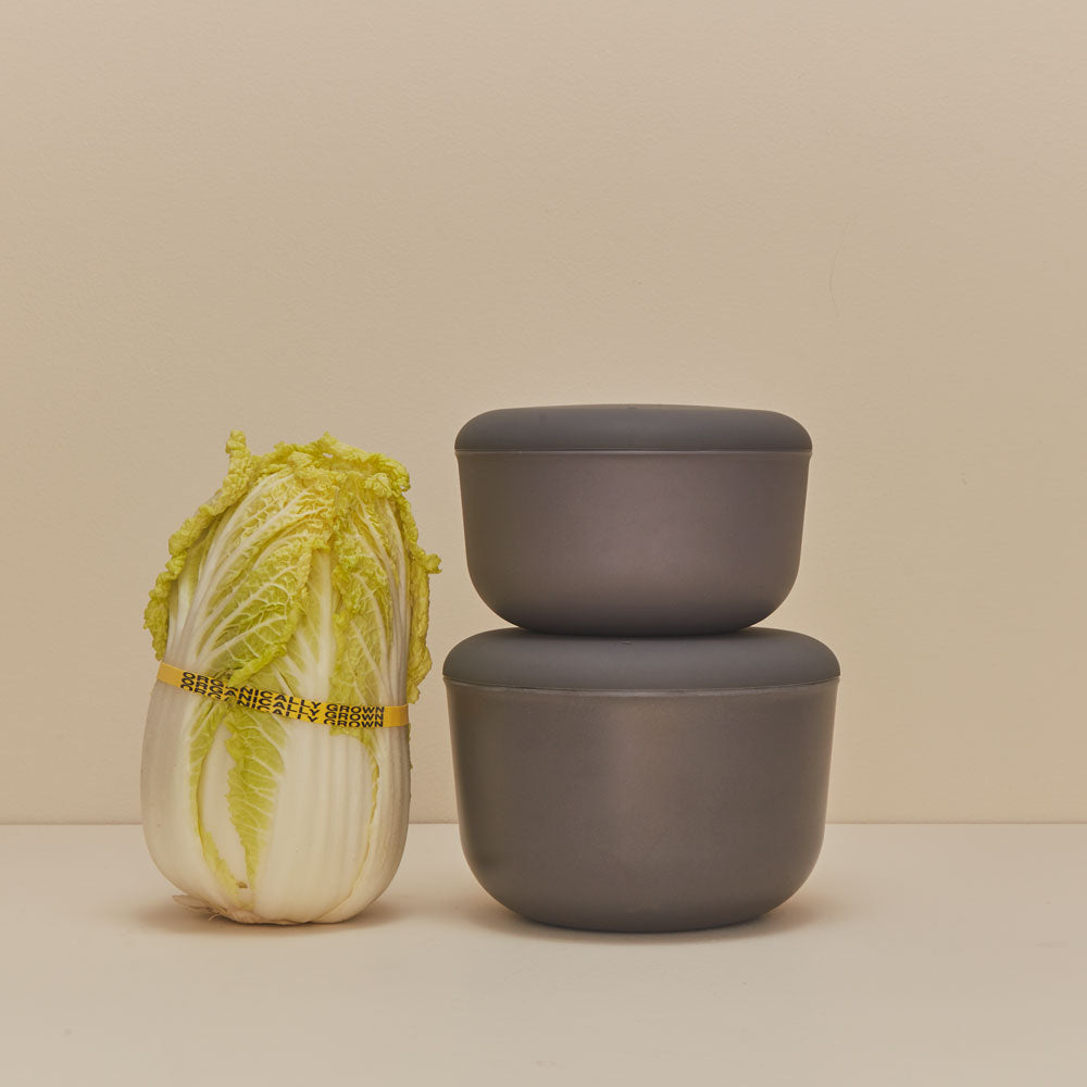 40 Oz Lunch Set With Heat-safe Inserts - Smoke