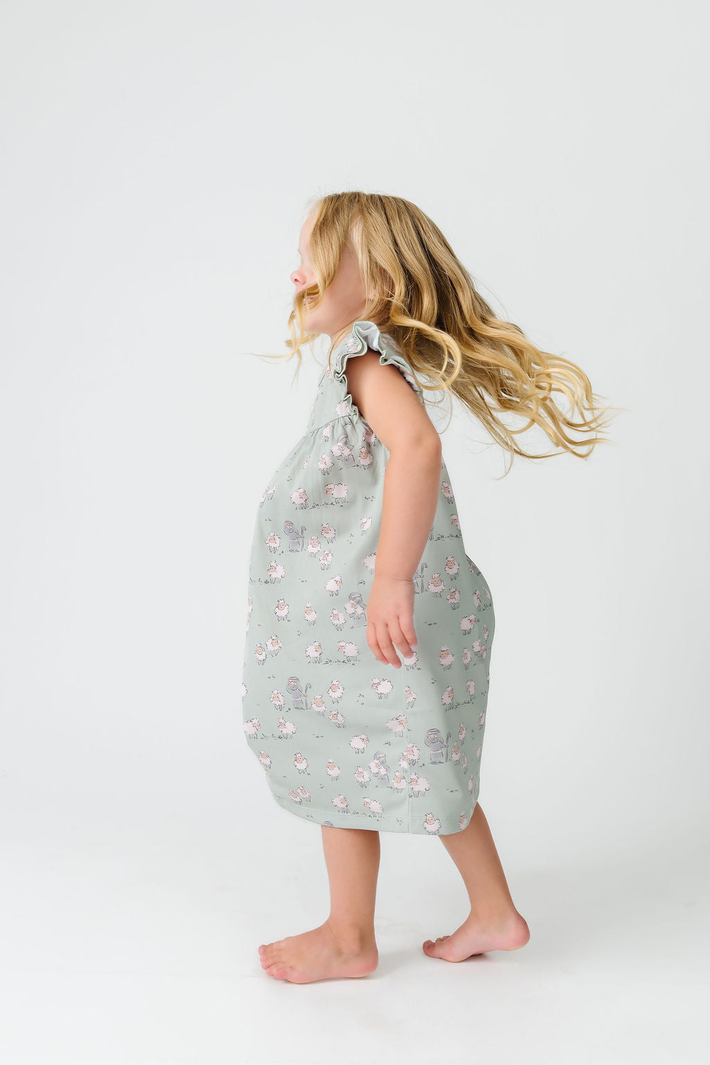 The Lost Sheep Pj Girls Nightgown Polyester