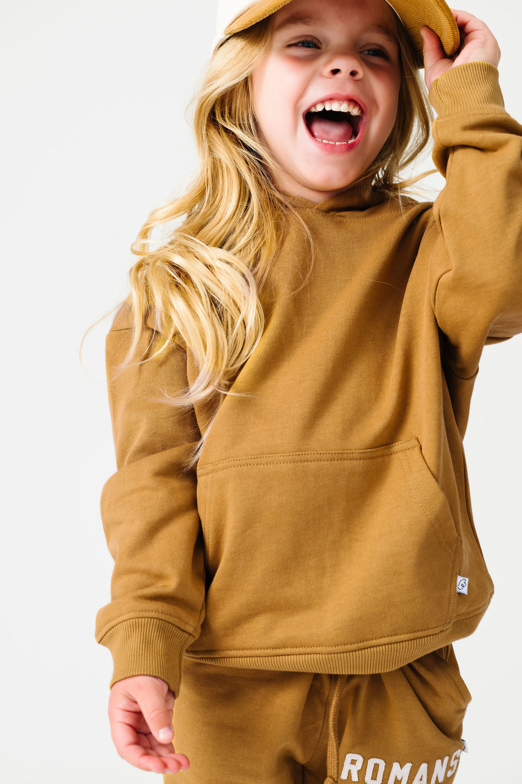 God's Got My Back Tan Fleece Hoodie