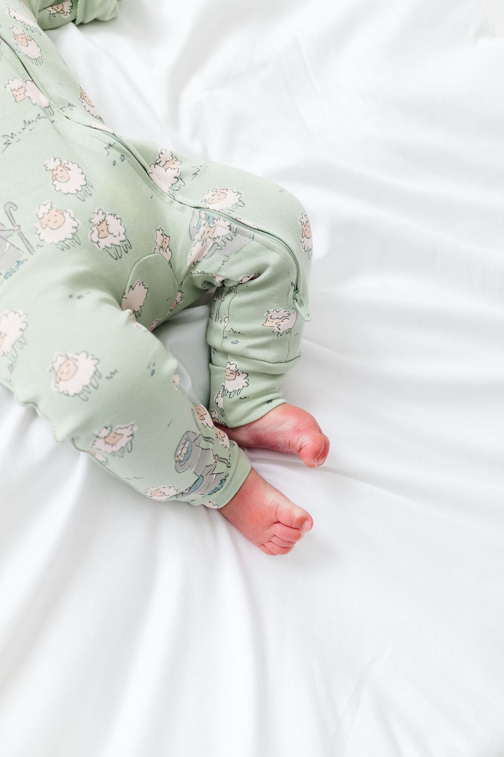 The Lost Sheep Pj Footless Onesie Cotton