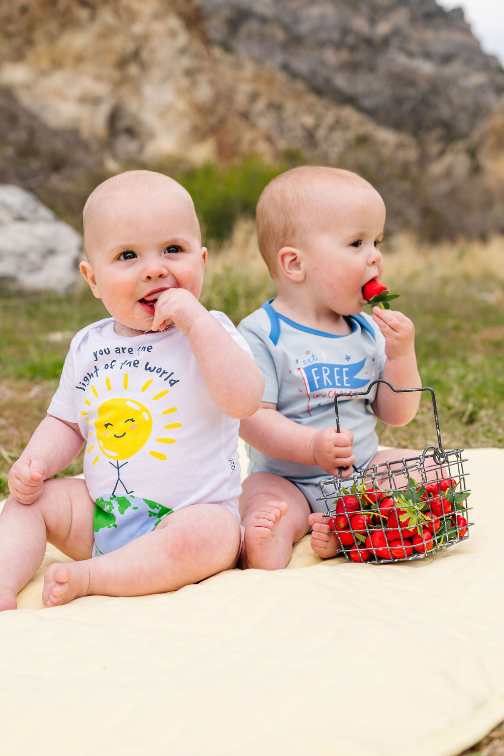 Baby Light Of The World Bodysuit Cotton | Short Sleeve