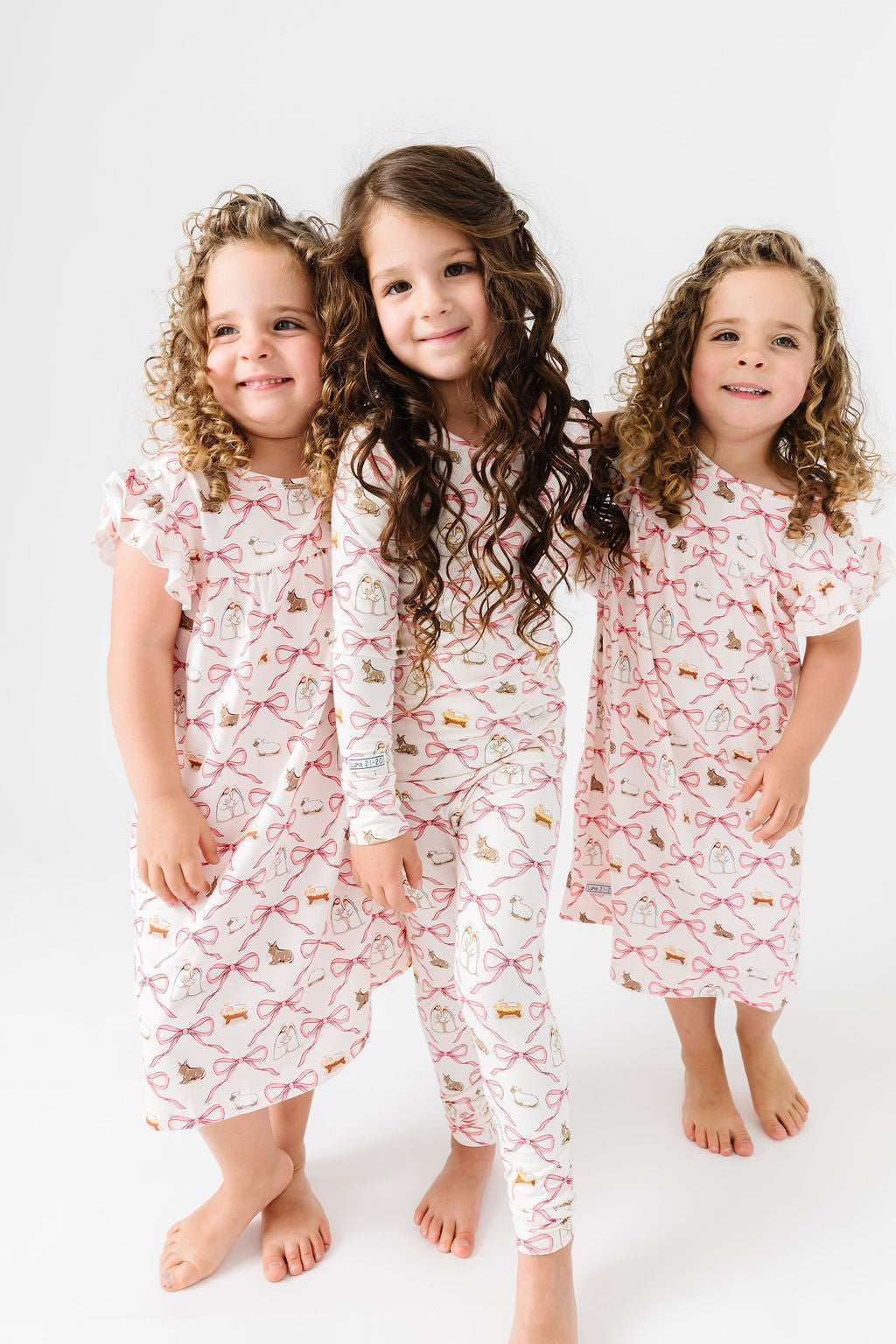 Let Us Adore Him Pj Long Sleeve Set Bamboo