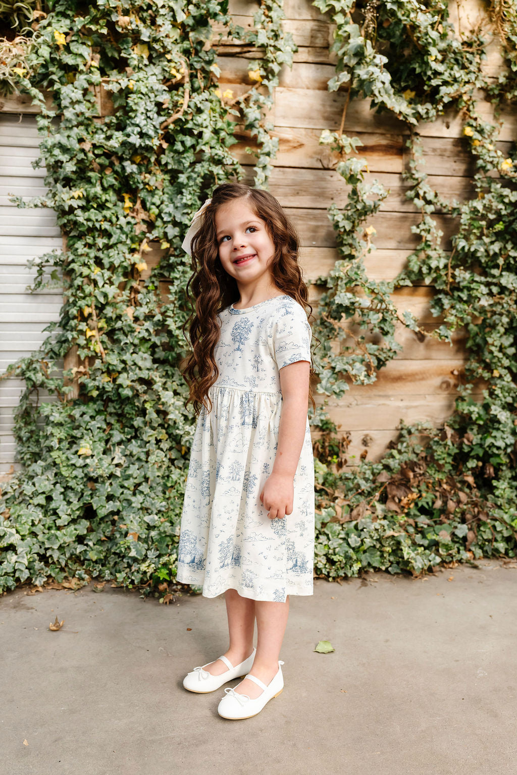 The Empty Tomb Short Sleeve Twirl Dress Cotton