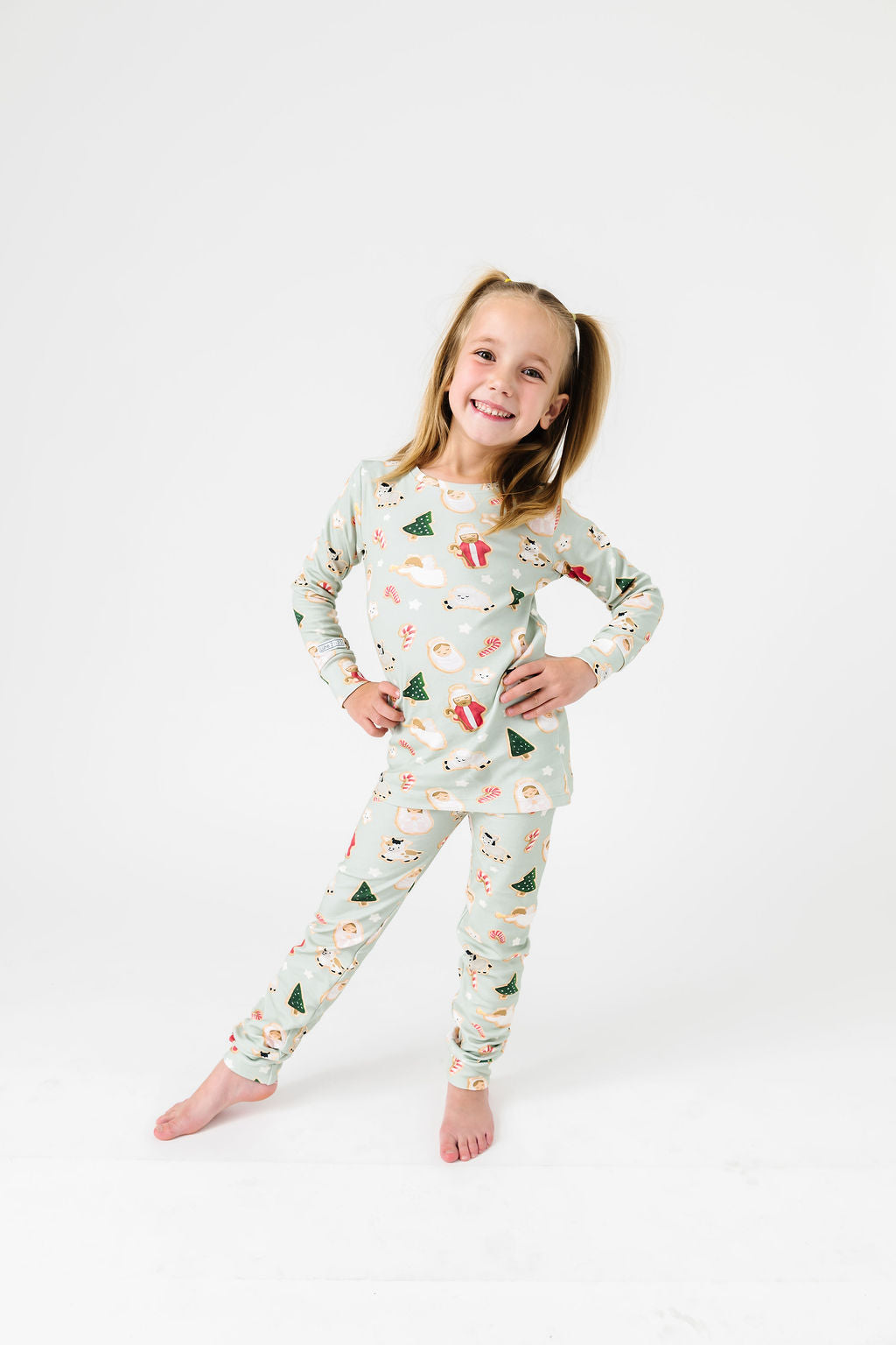 Gingerbread Jesus Pj Long Sleeve Set Cotton