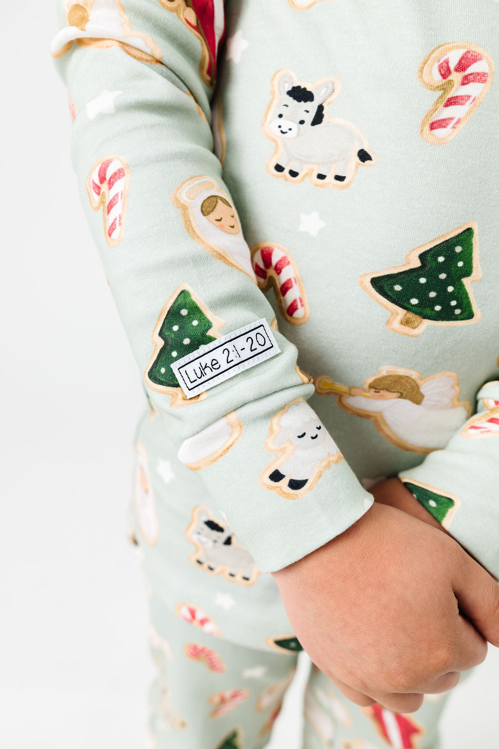 Gingerbread Jesus Pj Long Sleeve Set Cotton