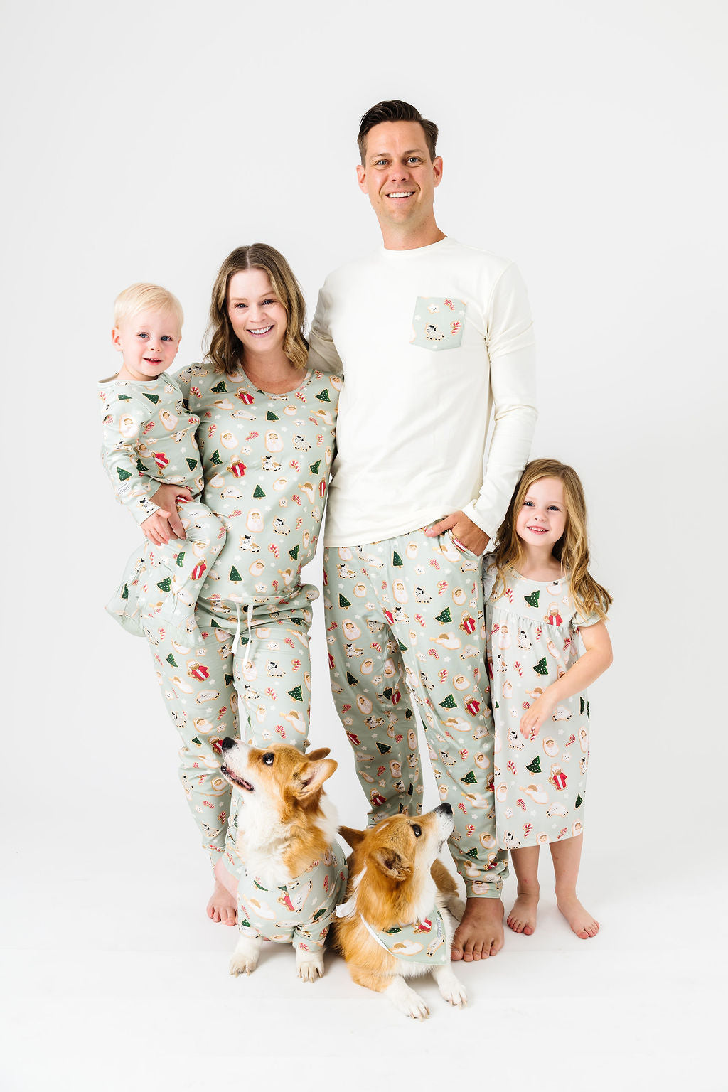 Gingerbread Jesus Pj Footed Onesie Cotton