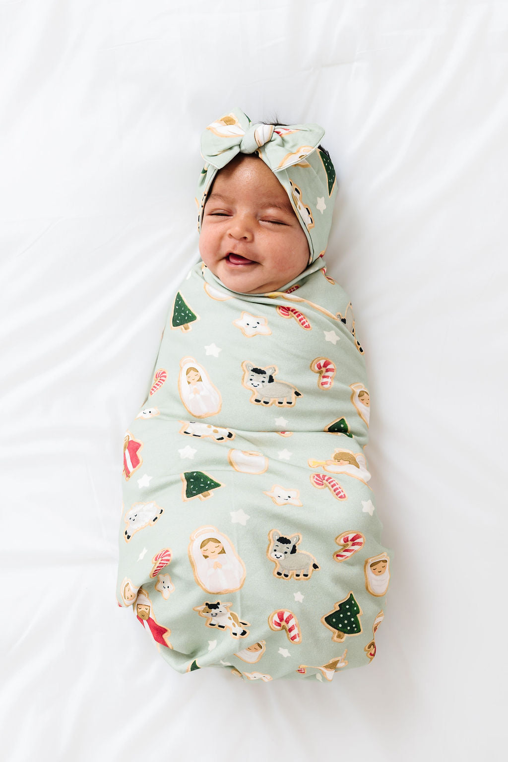 Gingerbread Jesus Swaddle Cotton