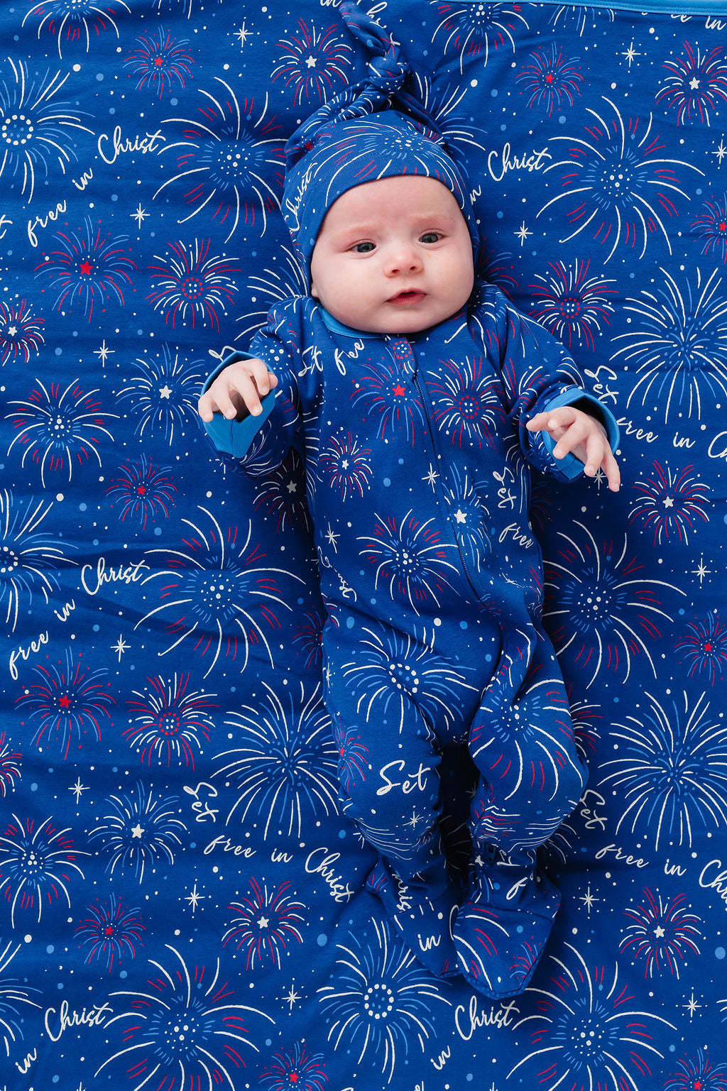 Set Free In Christ Blanket Cotton