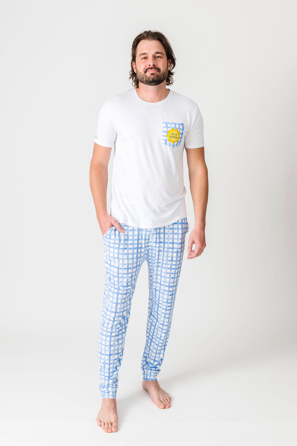 The Risen Son Mens Pj Set Bamboo