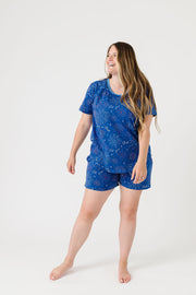 Set Free In Christ Womens Pj Shorts Set Cotton