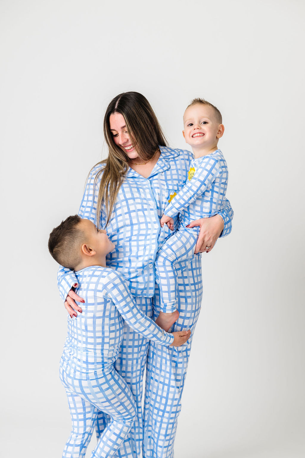 The Risen Son Womens Pj Notch Collar Set Bamboo