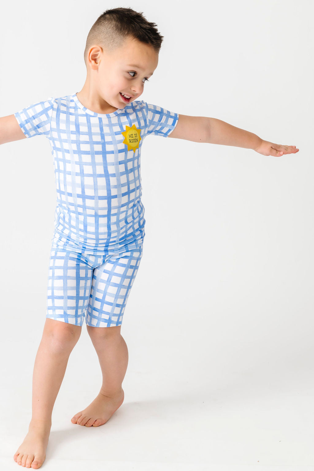 The Risen Son Pj Shorts Set Bamboo