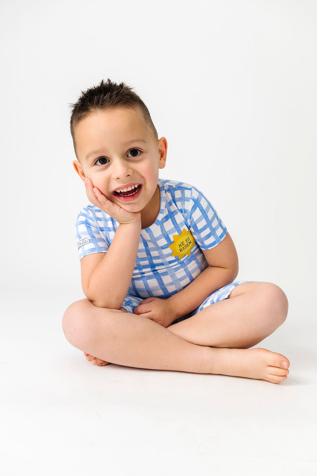 The Risen Son Pj Shorts Set Bamboo