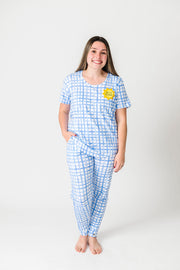 The Risen Son Womens Pj Short Sleeve Jogger Set Bamboo