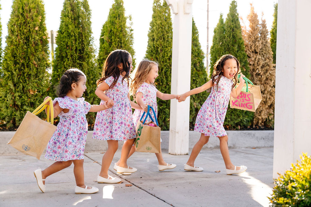 God Is Love Short Sleeve Twirl Dress Cotton