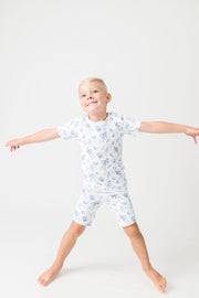 David & Goliath Blue Pj Shorts Set Cotton