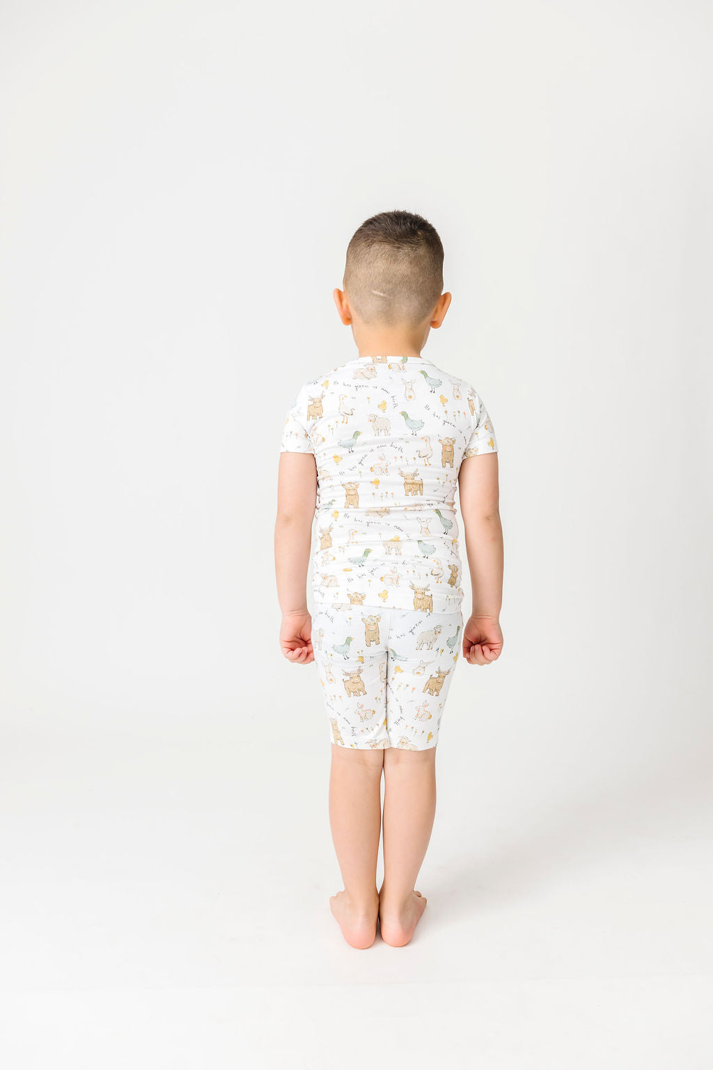 New Birth Pj Shorts Set Bamboo
