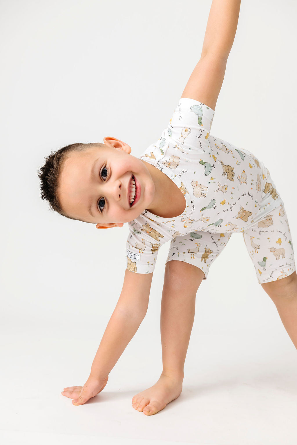 New Birth Pj Shorts Set Bamboo