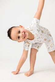 New Birth Pj Shorts Set Bamboo