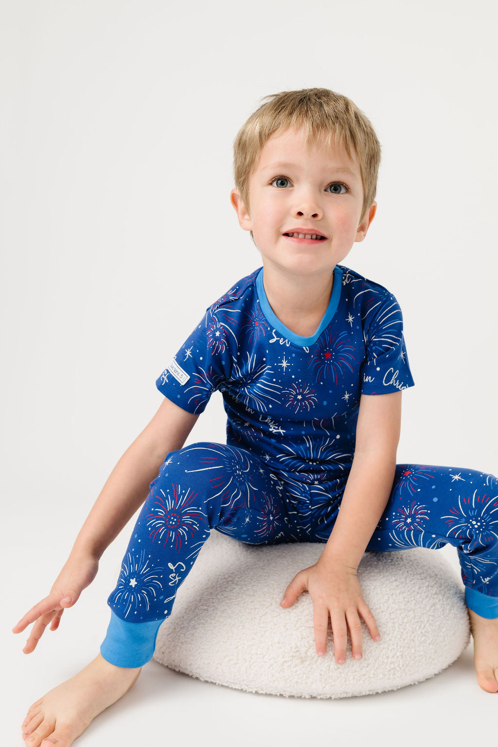 Set Free In Christ Pj Short Sleeve Set Cotton
