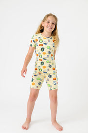 Be The Light Badges Pj Shorts Set Cotton