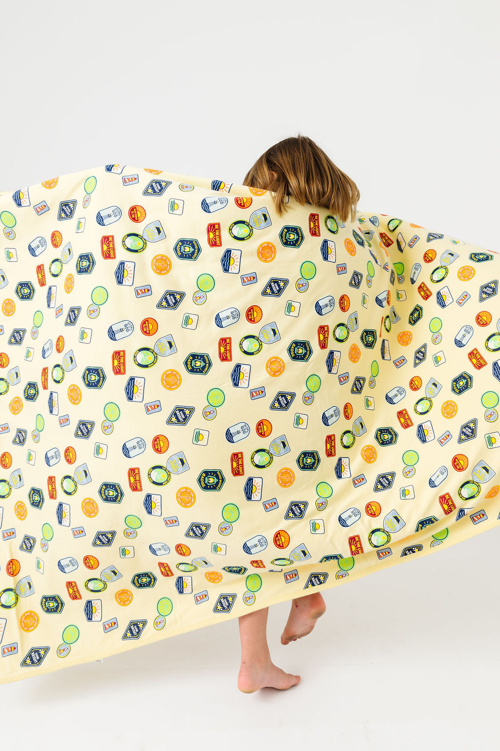 Be The Light Badges Blanket Cotton
