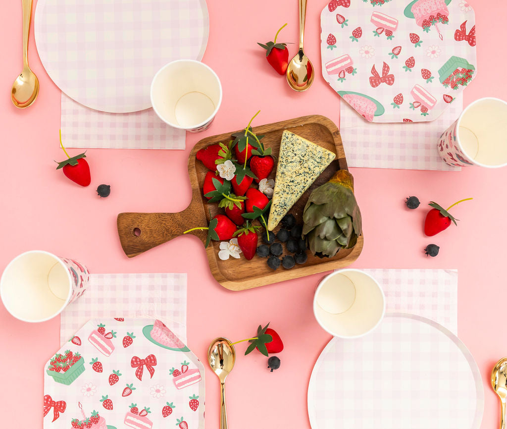Pink Gingham Napkin