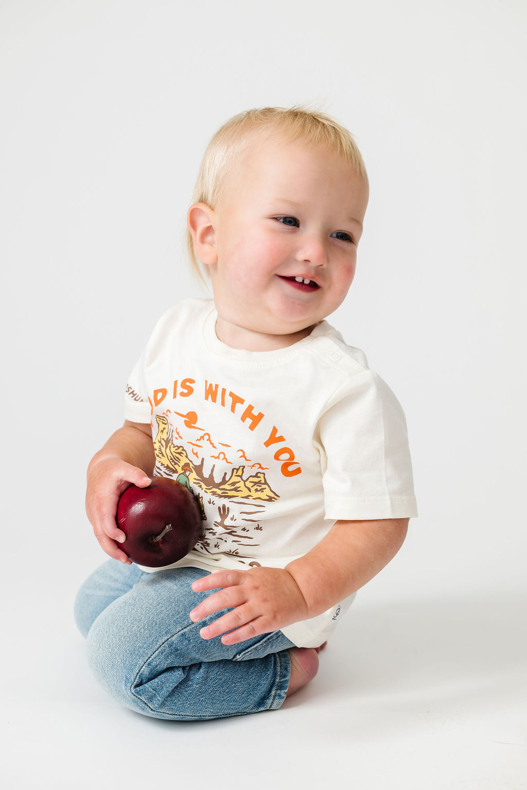 Baby God Is With You T-shirt Cotton | Short Sleeve